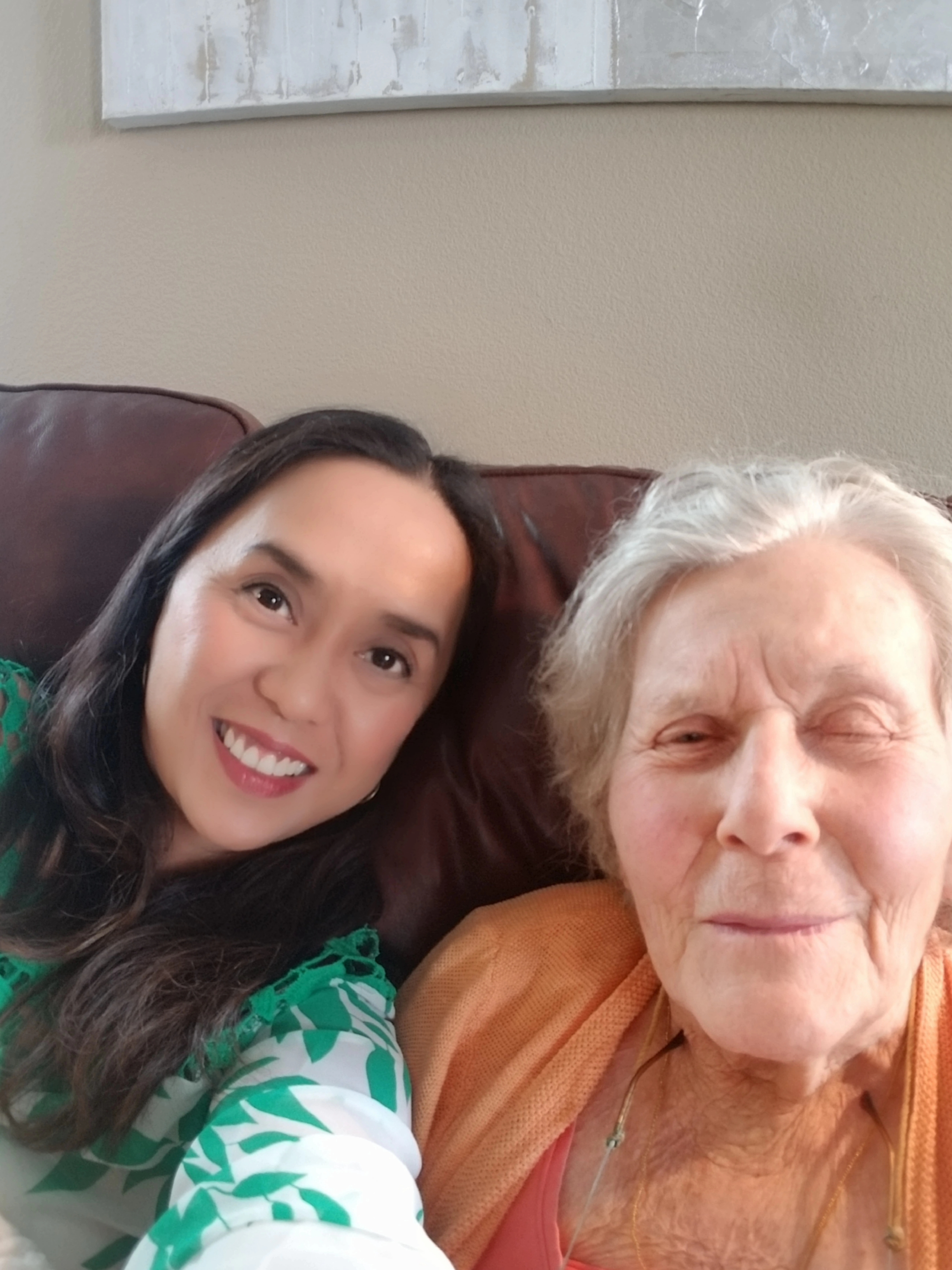 One on one time with the elderlies