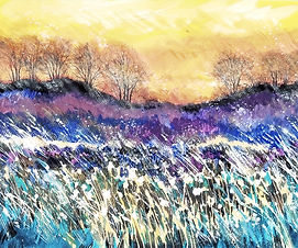Sunset (Framed) - 44x54cms - GBP 85