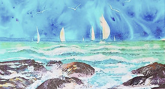 Yachts in the bay