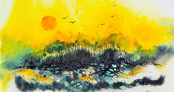 The Copse - 20x29cms - GBP 50