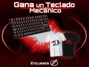 Participa por un teclado mecánico con nuestra encuesta!