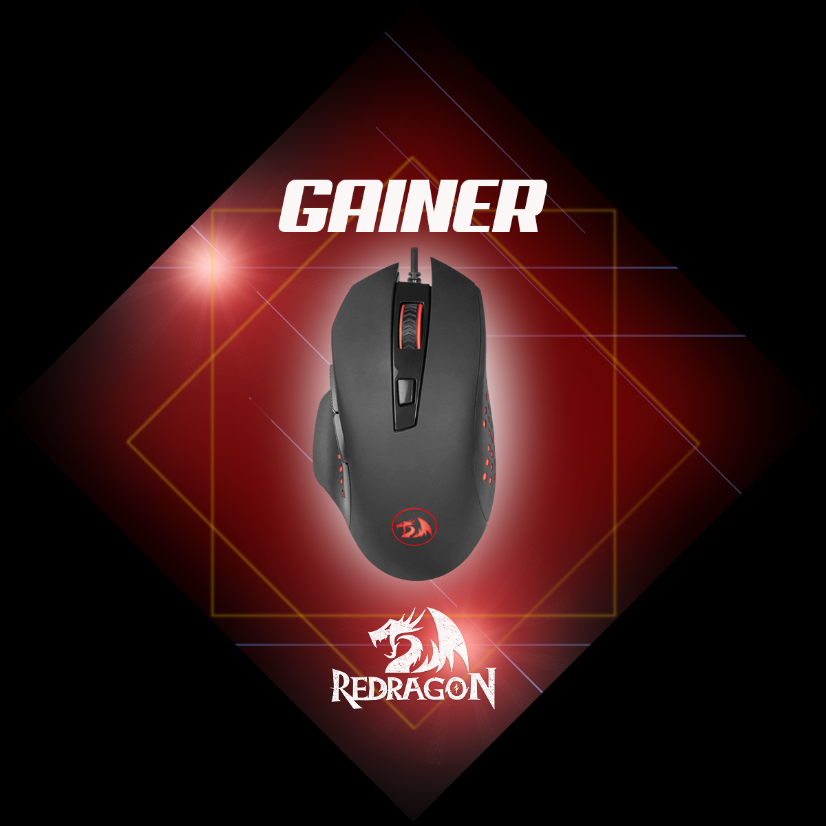 GAINER M610 Hasta 3200 DPI, 5 botone