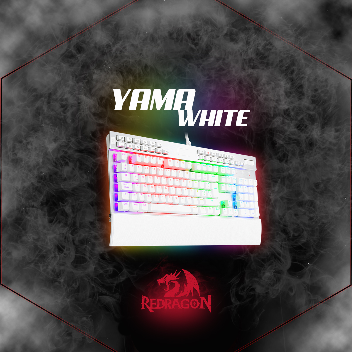 Teclado YAMA White K550 SP Mecánico,
