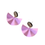 Thumbnail: Taylor summer lilac stud wood top earring