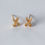 Thumbnail: Stainless steel stud earrings
Gold, scissors 