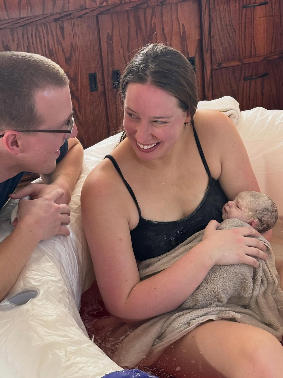 From Gentle Morning Contractions to Baby in Minutes: Martha’s Beautiful Water Birth