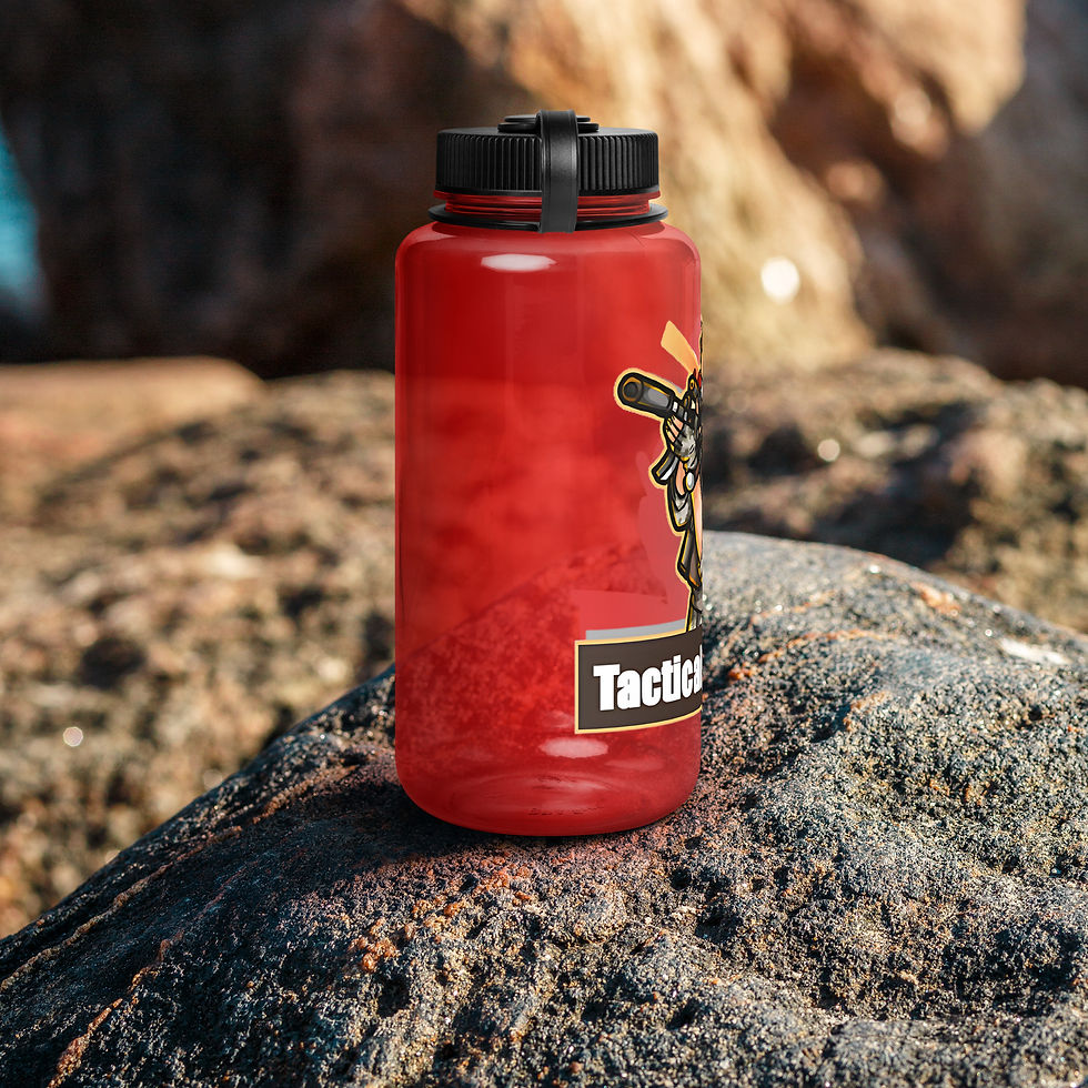 Thumbnail: Tactical Wide mouth plastic water bottle