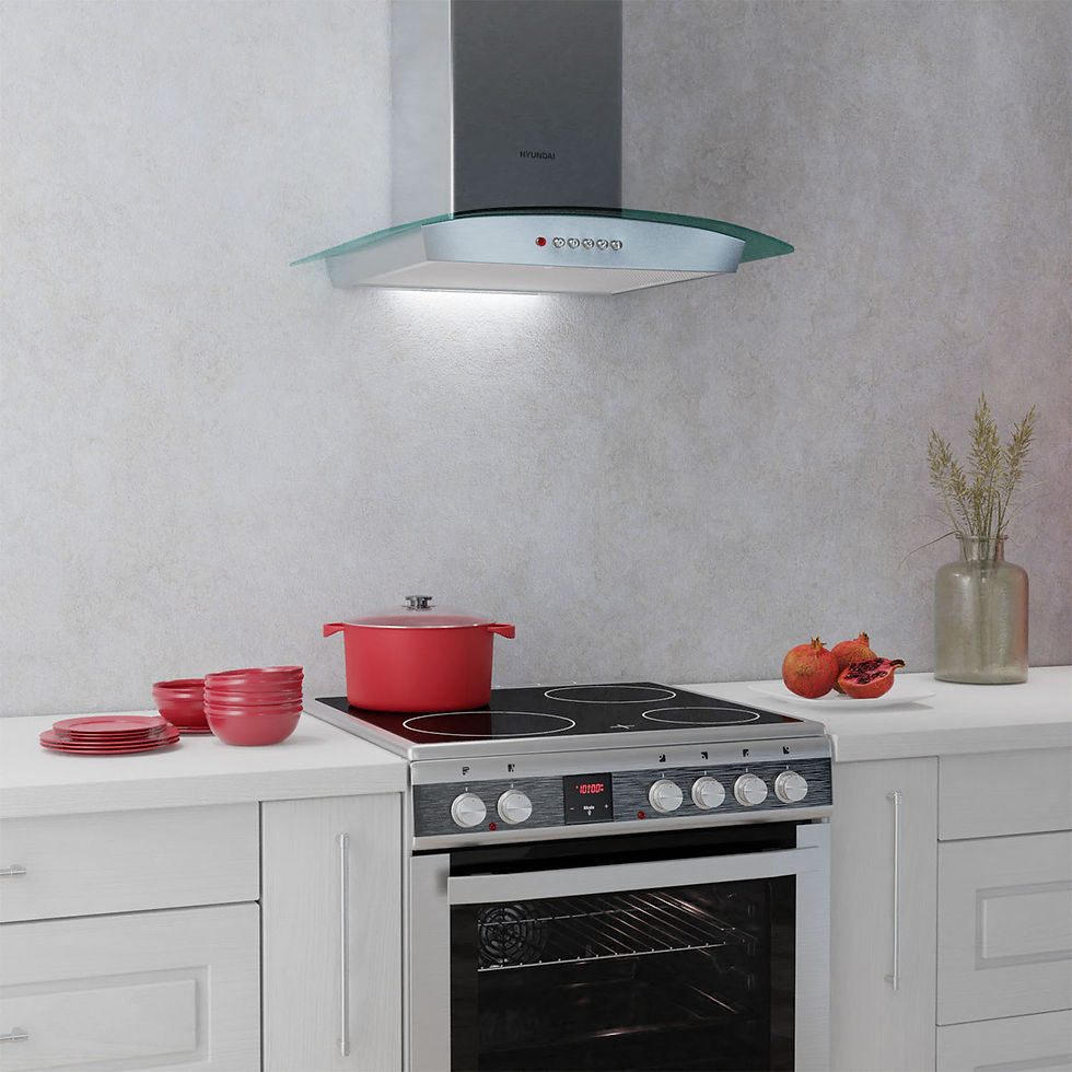 Μικρογραφία: Hyundai Απορροφητήρας Καμινάδα 60cm HHD21-TG2260CX