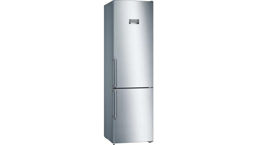 Bosch Ψυγειοκαταψύκτης NoFrost 368lt Inox KGN397LEQ
