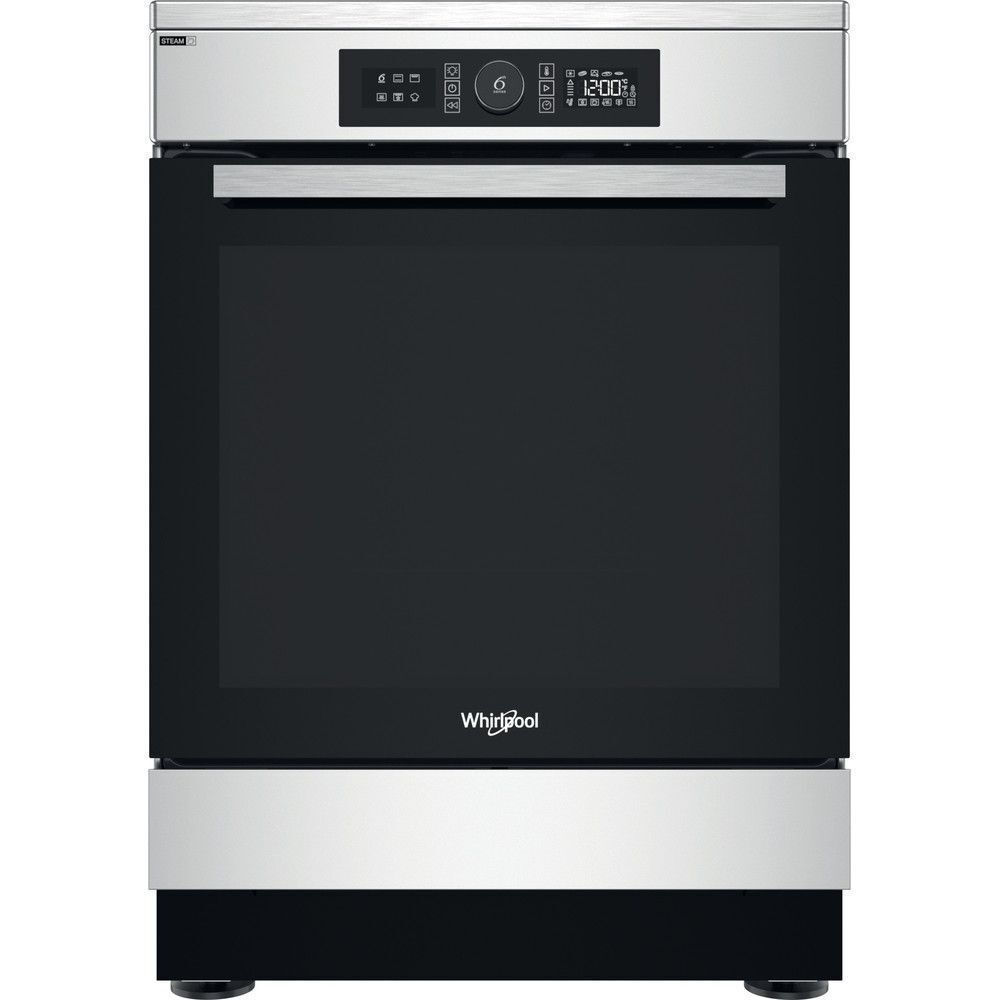 Whirlpool Κουζίνα με Επαγωγικές Εστίες 83lt Inox WS68IB8ACX/FR