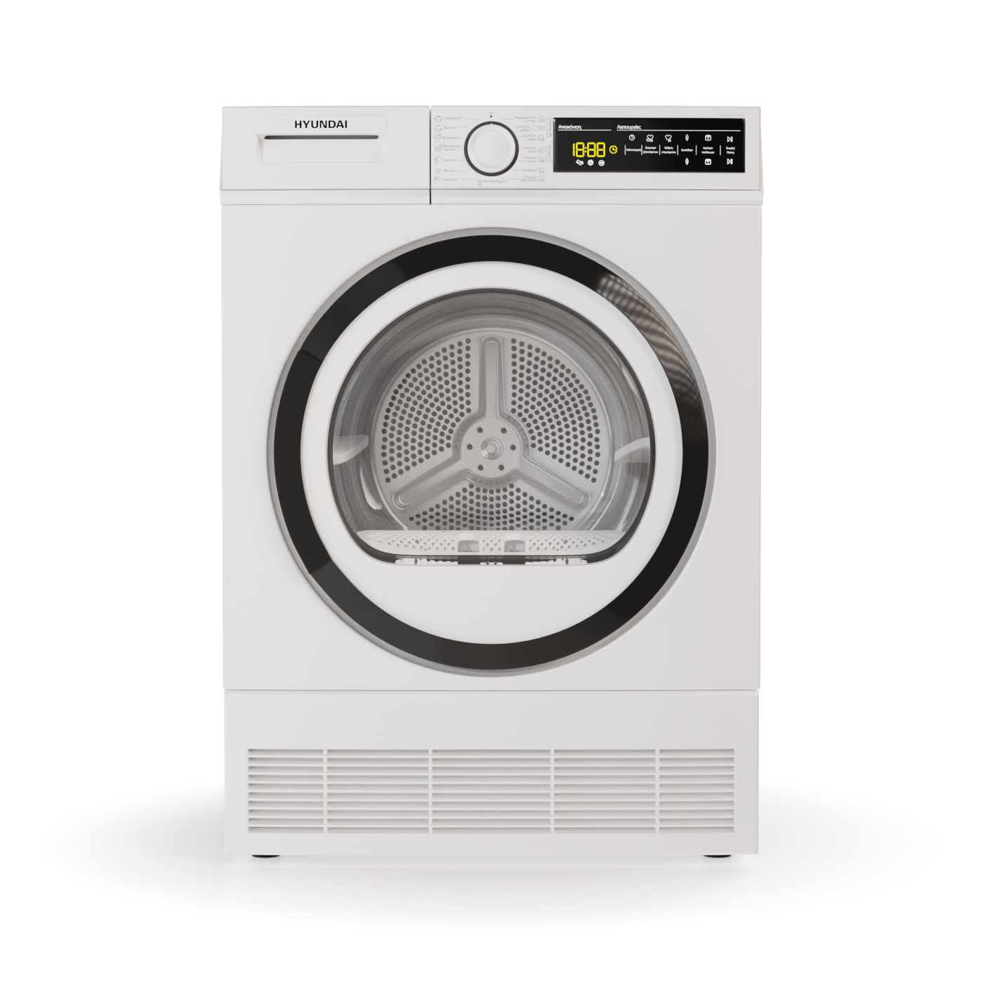 Hyundai Στεγνωτήριο Με Συμπυκνωτή, χωρητικότητα 10kg HTD22-10CR/W+