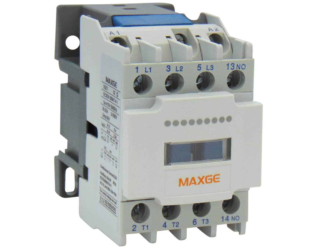 RELAY ΙΣΧΥΟΣ 3P 15KW 110VAC 1NO SGC1 MAXGE