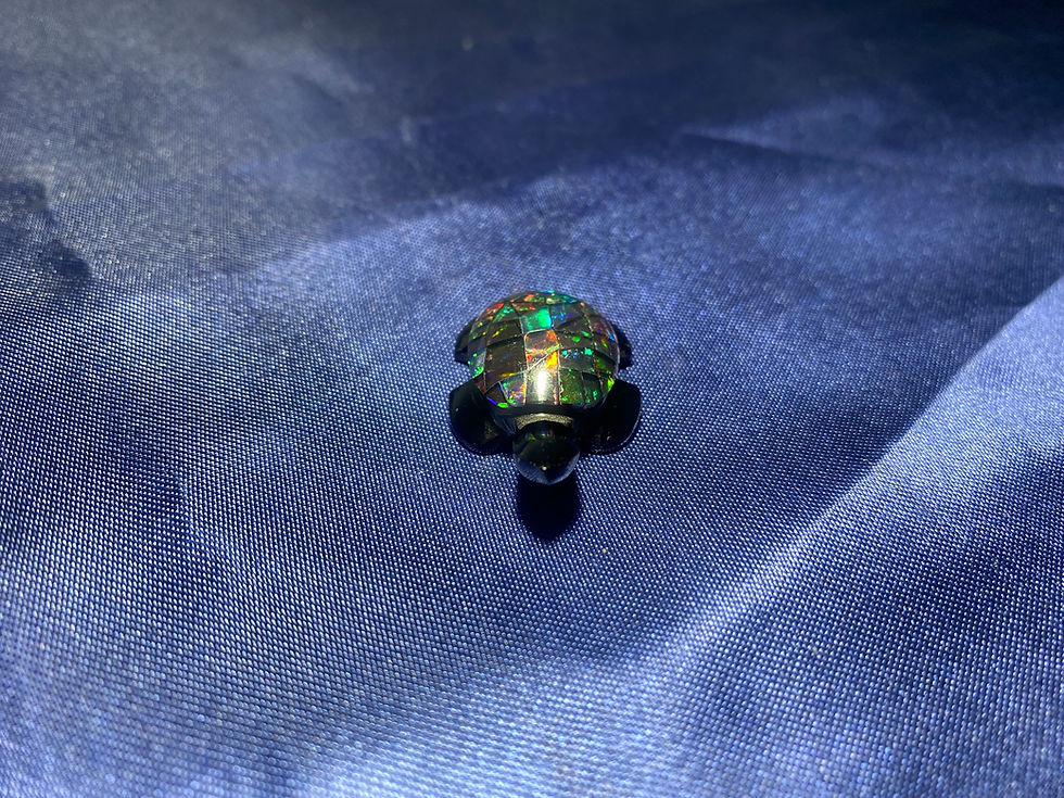 Thumbnail: OPAL OBSIDIAN TURTLE