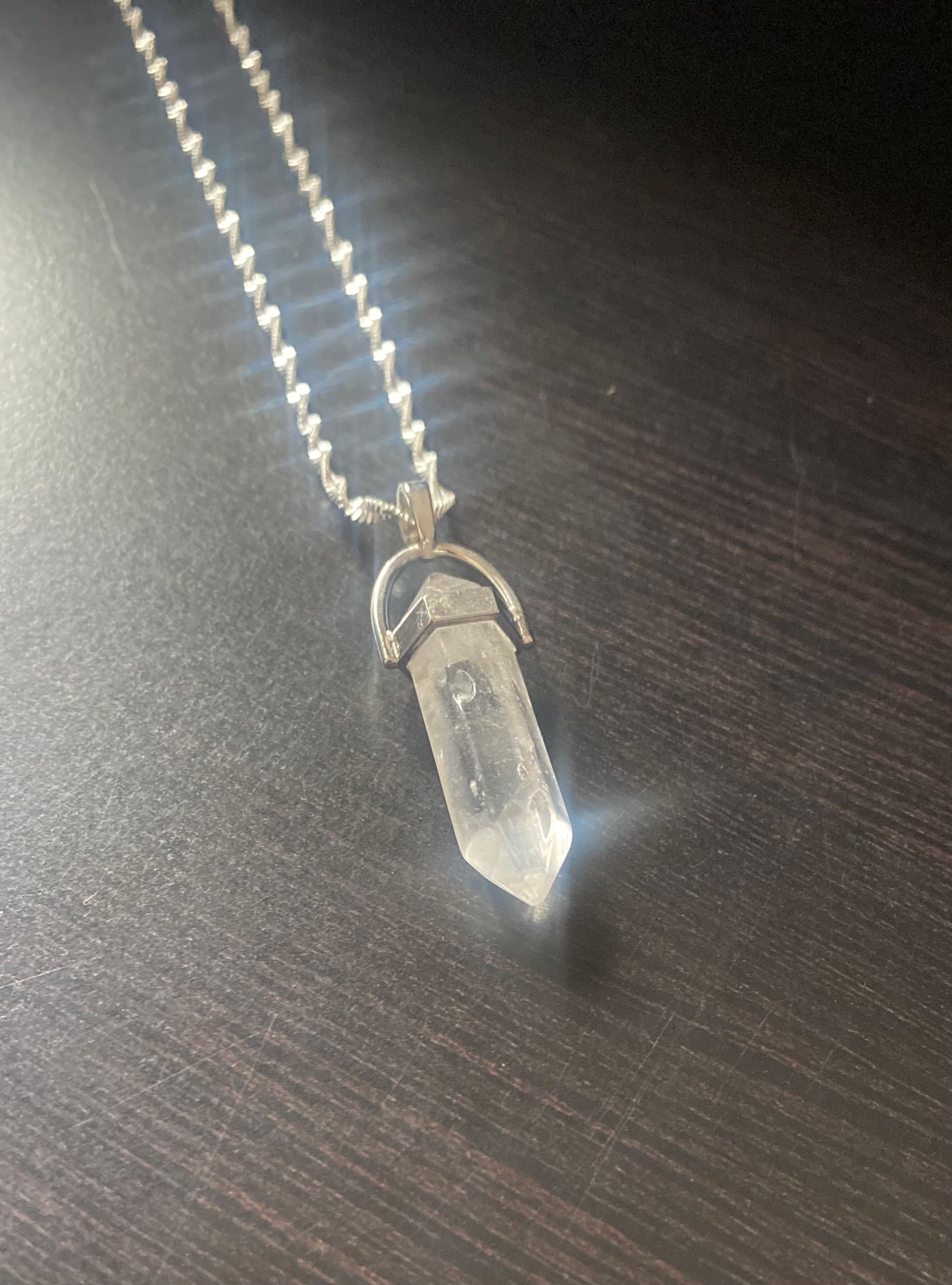 CLEAR QUARTZ PENDANT