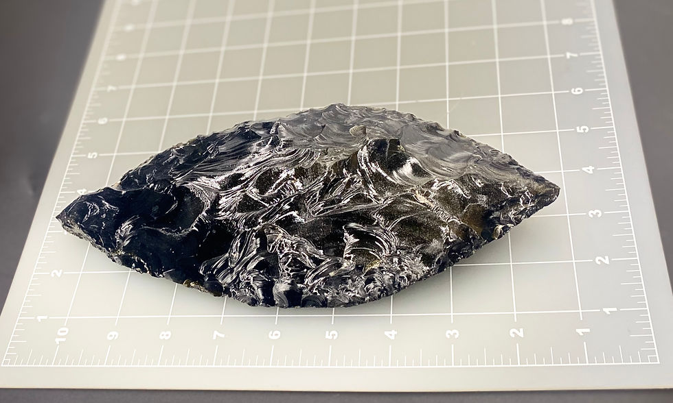 Thumbnail: GOLDSHEEN OBSIDIAN SPEAR 9"