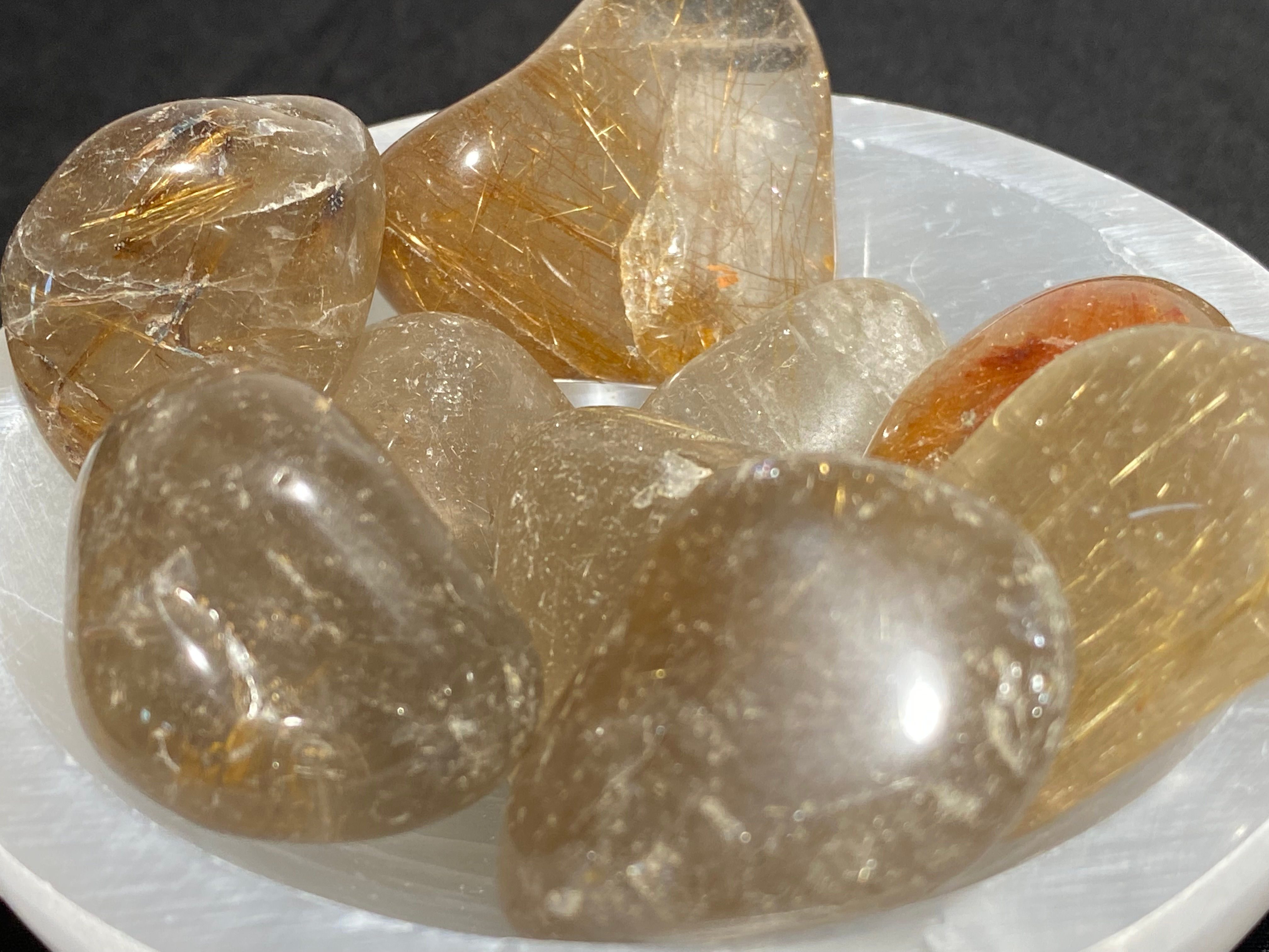 RUTILATED QUARTZ TUMBLE