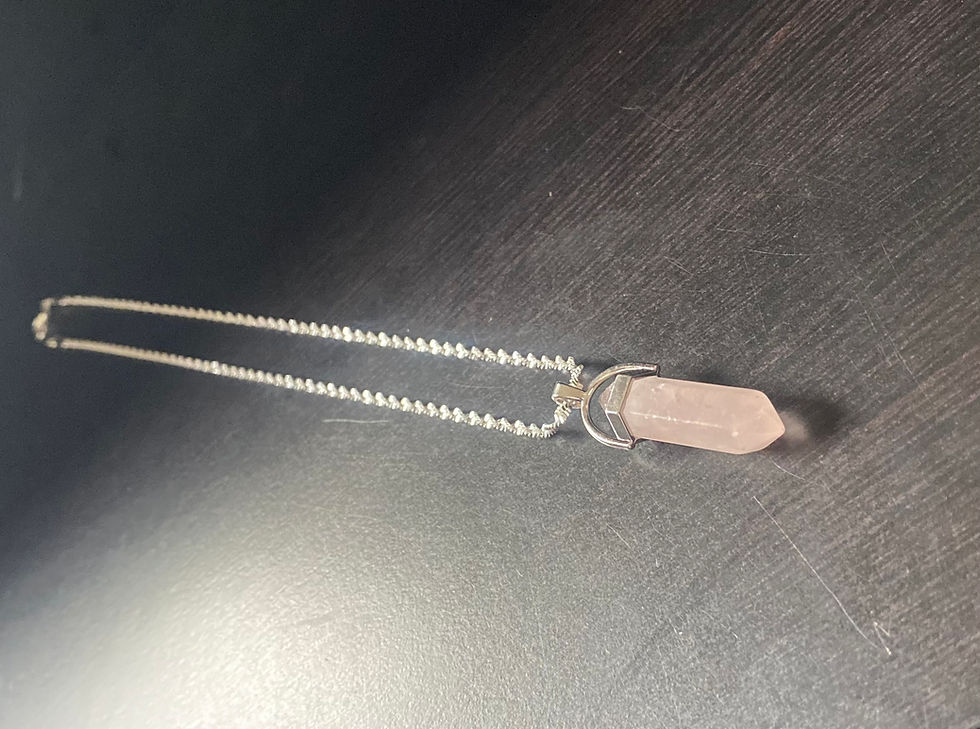 Thumbnail: ROSE QUARTZ PENDANT