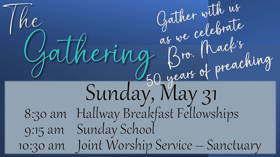 The Gathering Sunday