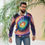 Thumbnail: Cosmic Zen Spiral Galaxy - All Over Print - Unisex Pullover Hoodie