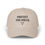 Thumbnail: Protect The Dolls - Embroidered Adjustable Strap Cap, Black Embroidery