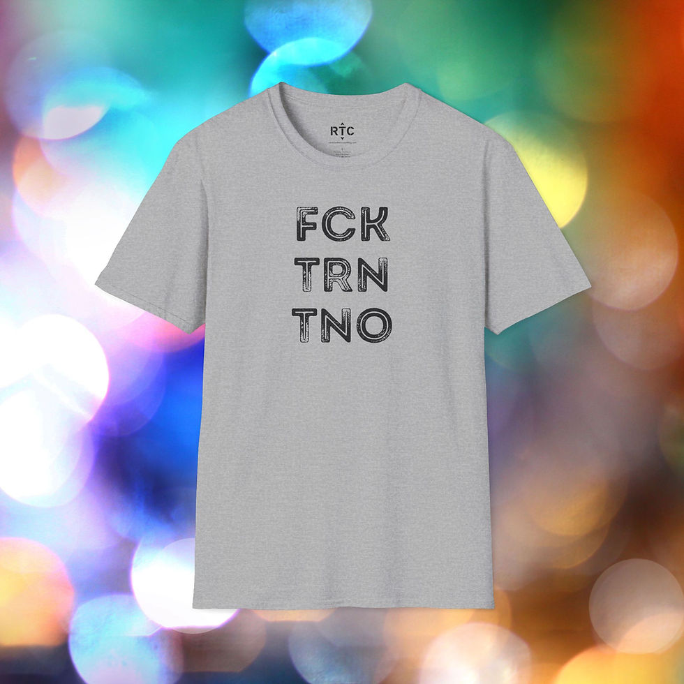 Thumbnail: 'FCK TRN TNO' - Fuck Tarantino - Soft Unisex Tee
