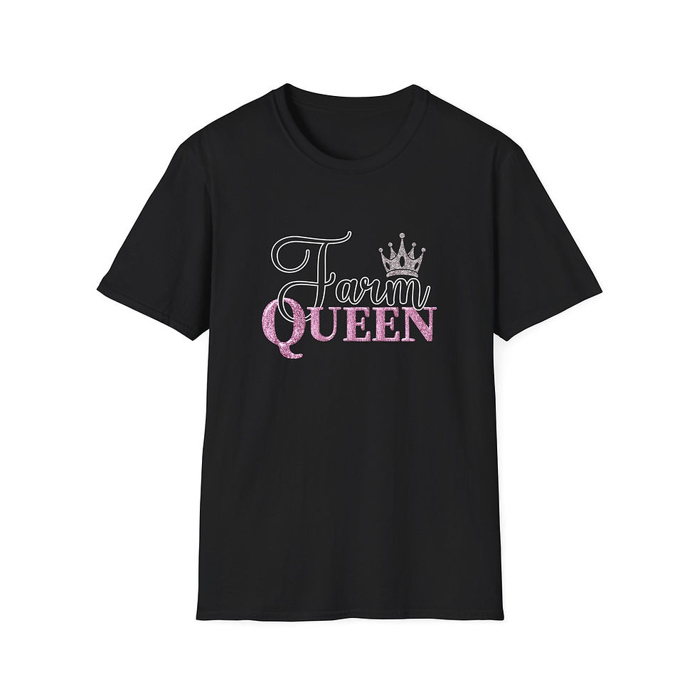 Thumbnail: Unisex Softstyle T-Shirt - Farm Queen
