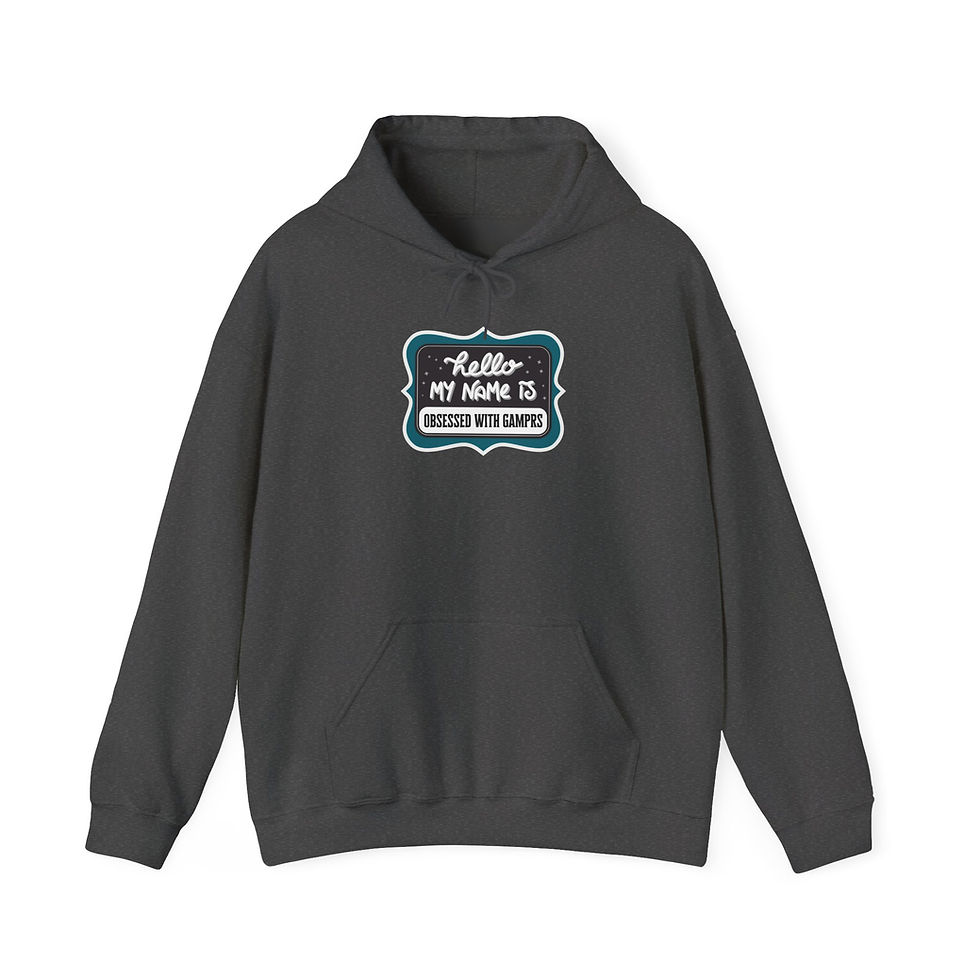 Thumbnail: Unisex Hoodie - Gampr Obsessed Name Tag
