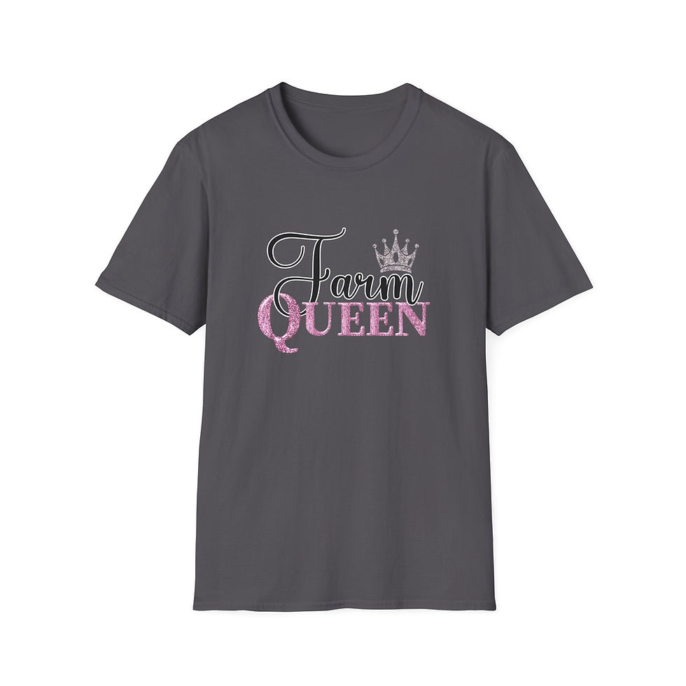 Thumbnail: Unisex Softstyle T-Shirt - Farm Queen