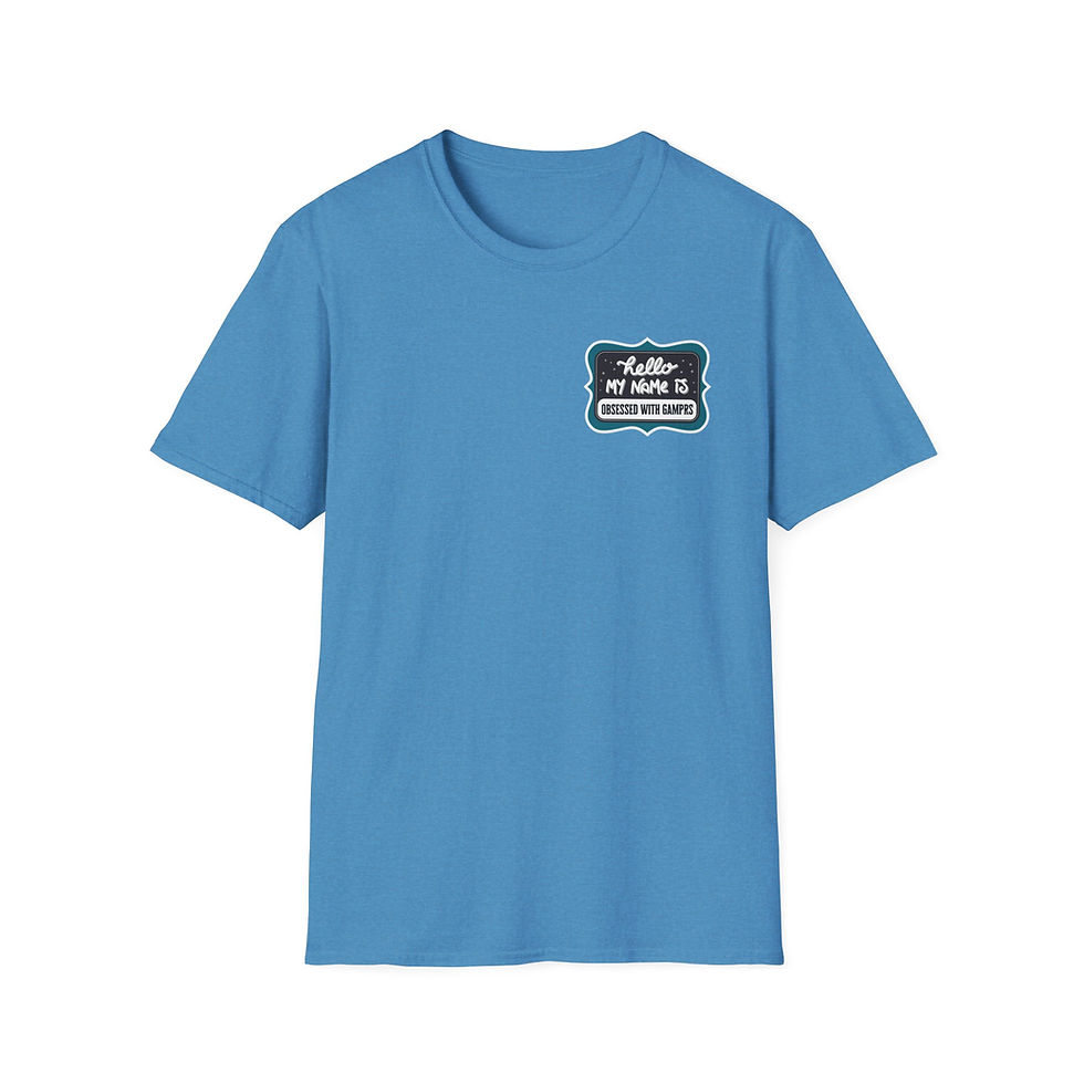 Thumbnail: Unisex Softstyle T-Shirt: Obsessed With Gamprs Name Tag