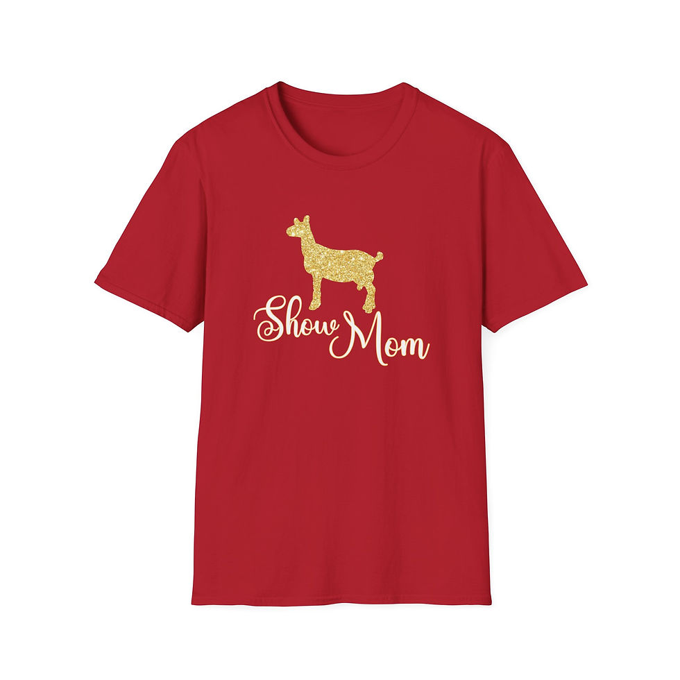 Thumbnail: Unisex Softstyle T-Shirt - Goat Show Mom