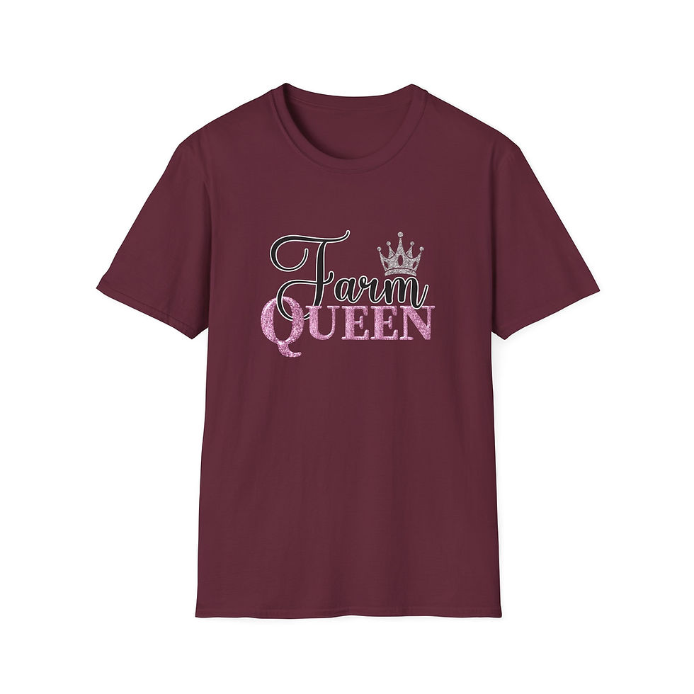 Thumbnail: Unisex Softstyle T-Shirt - Farm Queen