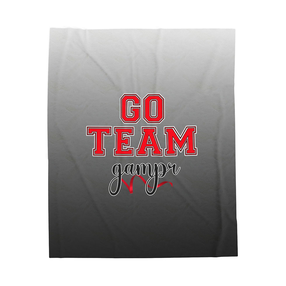 Thumbnail: Velveteen Plush Blanket - Team Gampr