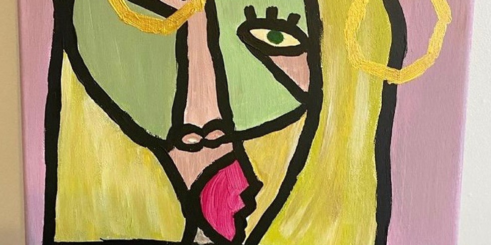 Paint a mate in Picasso style @ The DBA
