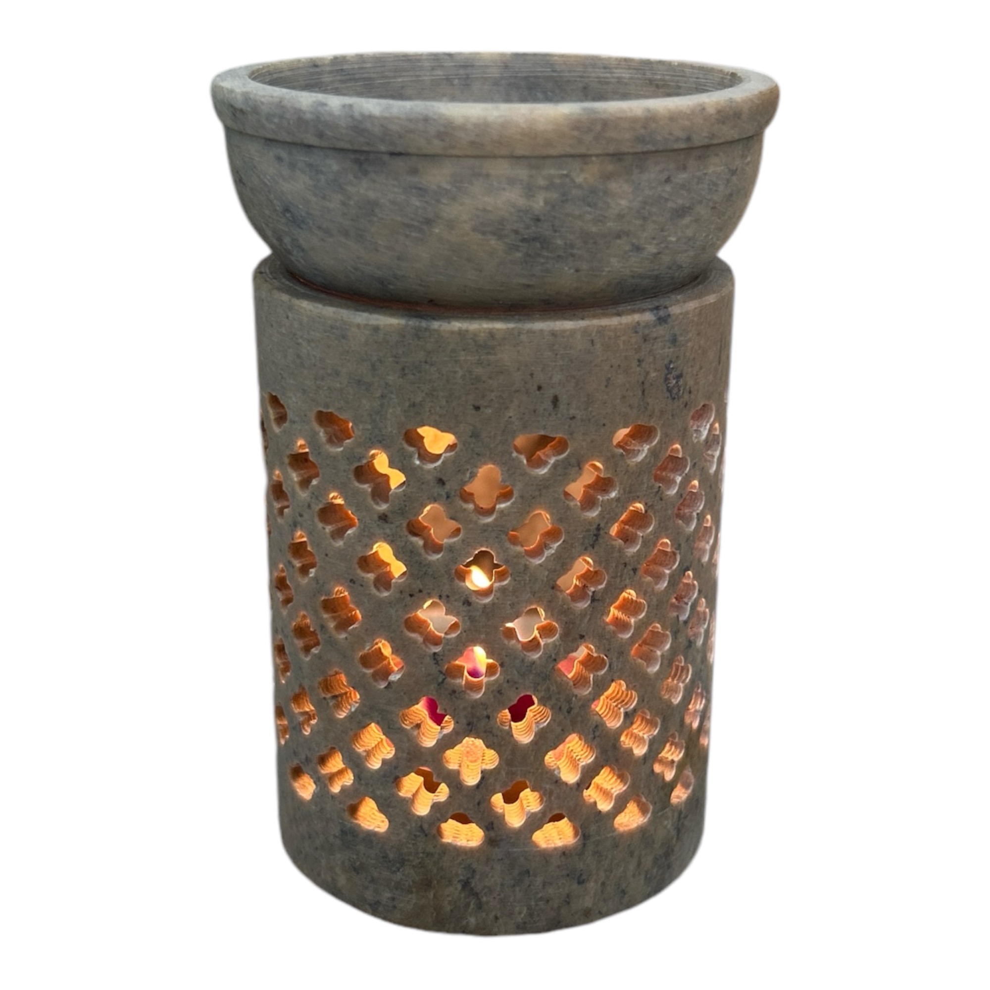 Hand-Carved Marble Diffuser