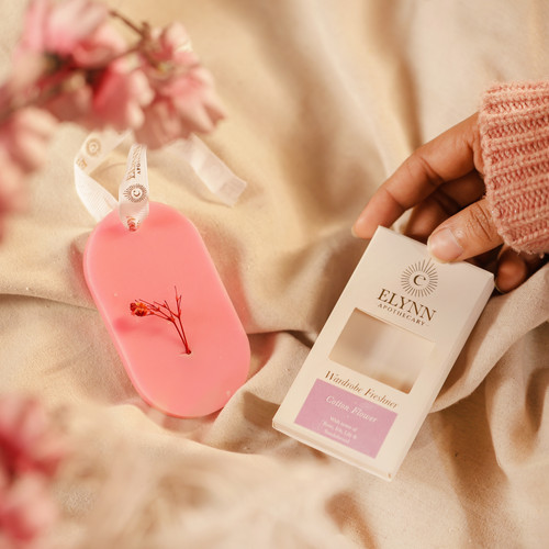Cotton Flower Wardrobe Scenting Soy Wax Tablet with Rose and Sandalwood image 1