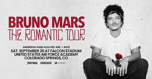 Bruno Mars - The Romantic Tour - Ad