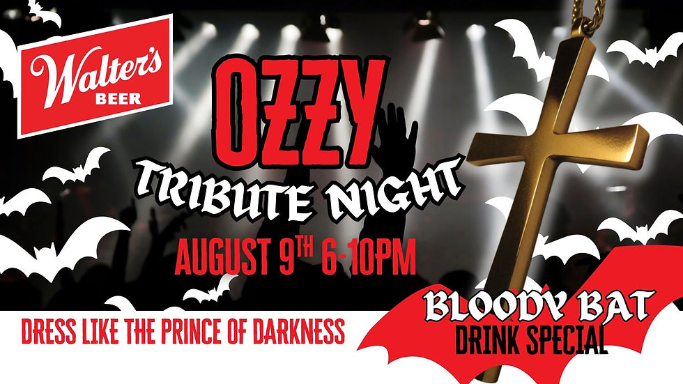 Ozzy Tribute Night @ Walters
