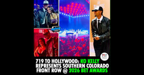 719 To Hollywood: KO Kelly Represents Southern Colorado Front Row @ 2026 BET Awards