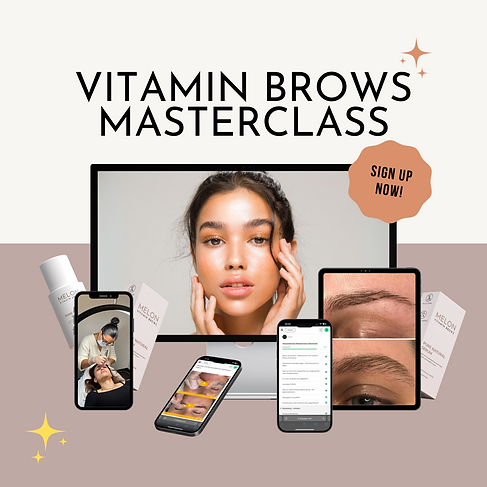 Cover Masterclass Vitamin Brows Online Course
