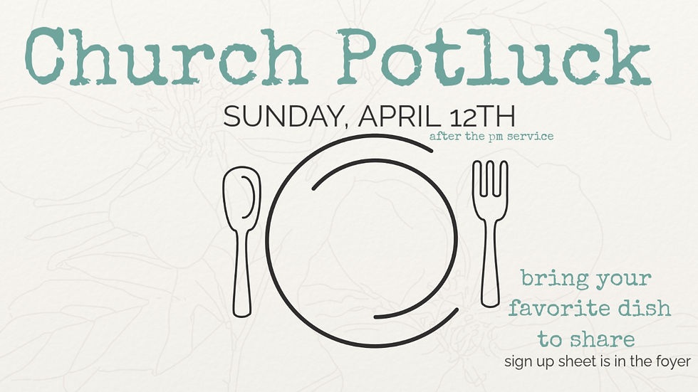 Church Potluck