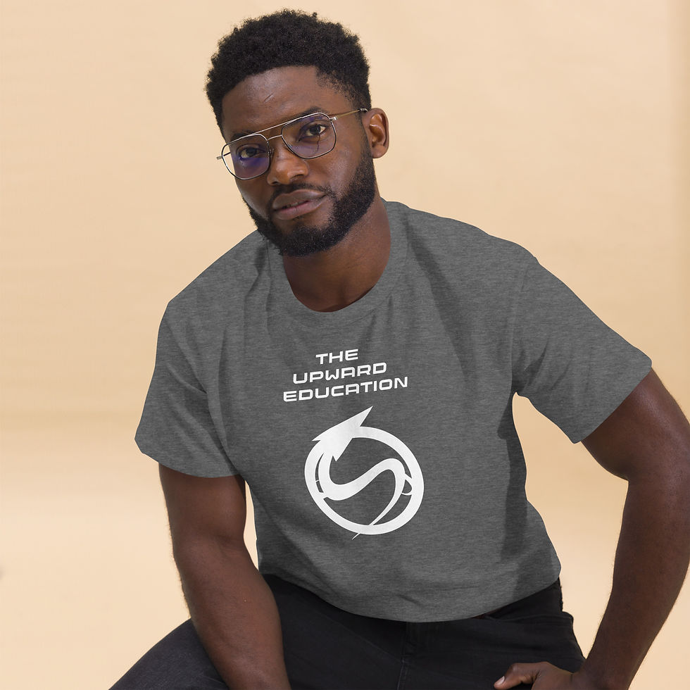 Thumbnail: LOGO - Upfordable - Light on Dark - Men's classic tee