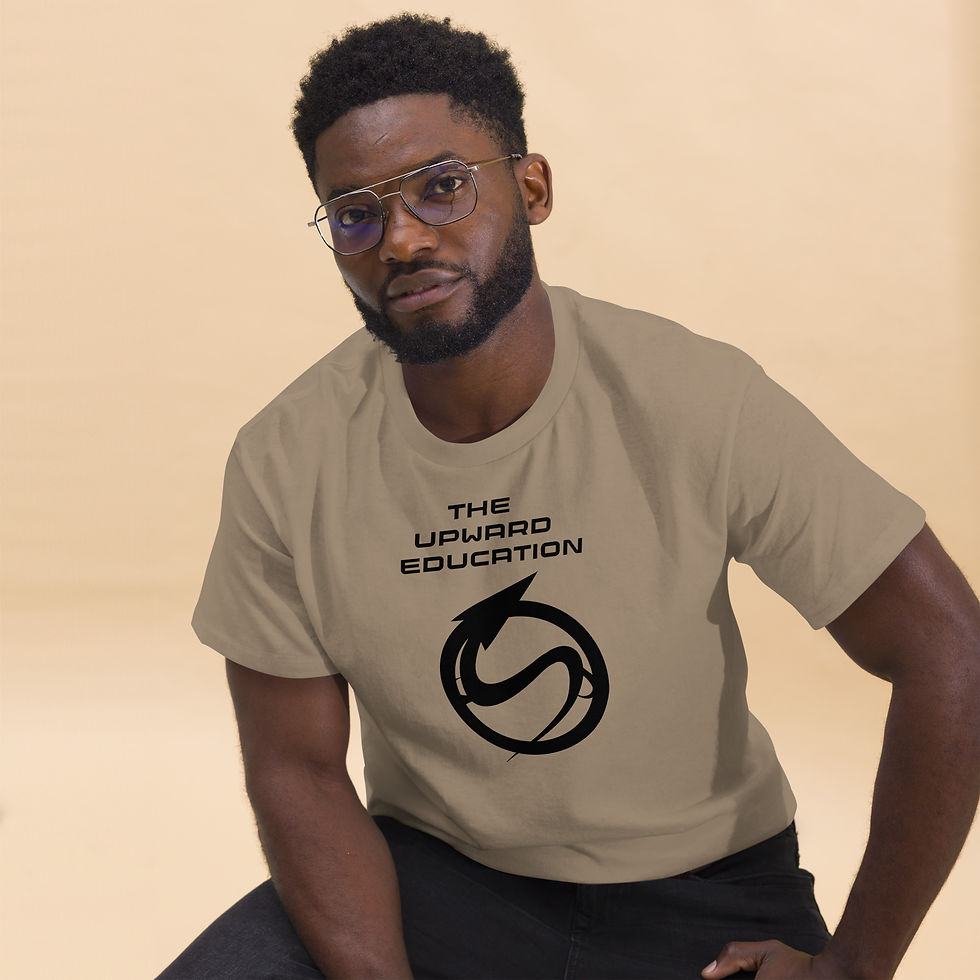 Thumbnail: LOGO - Upfordable - Dark on Light - Men's classic tee