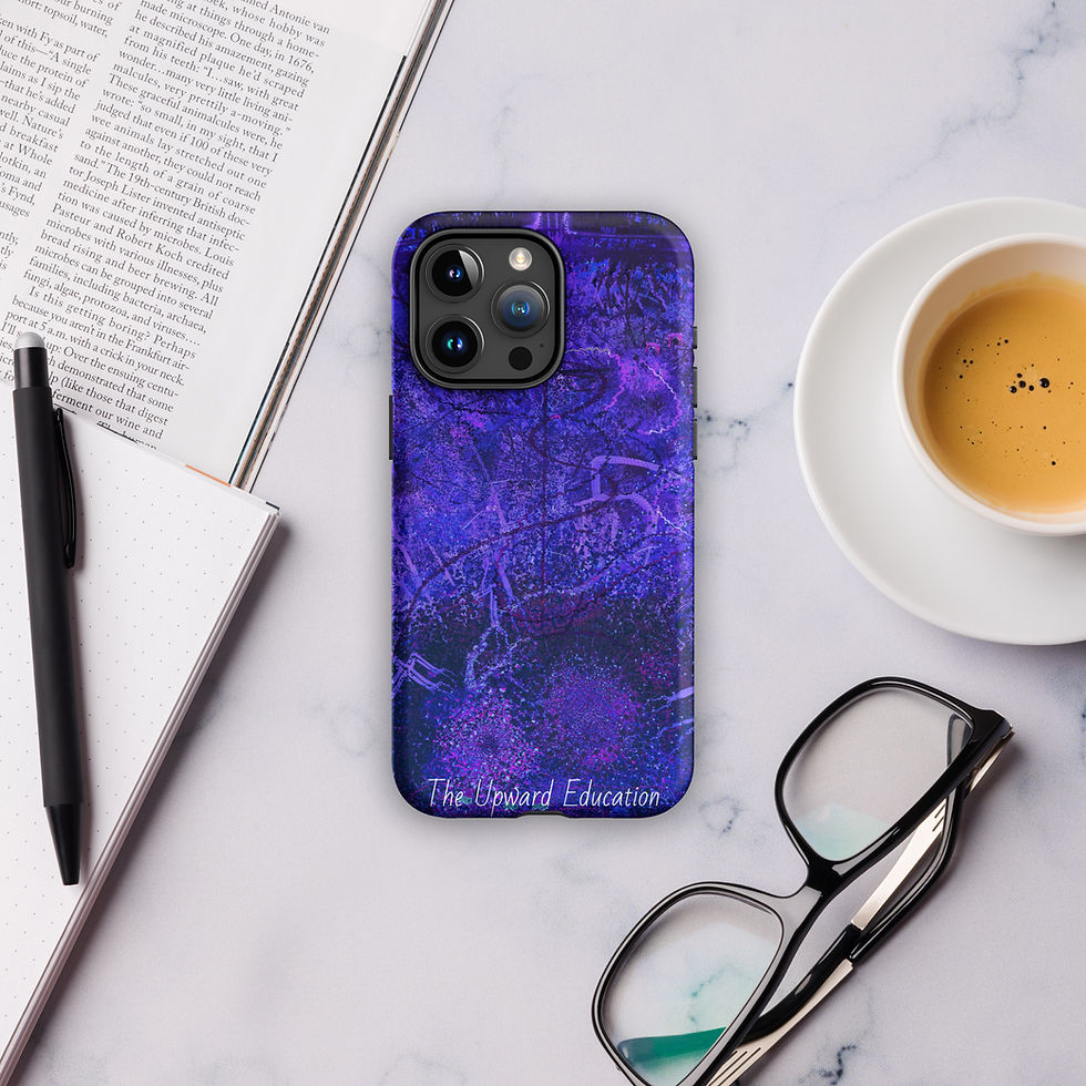Thumbnail: Nucleolar - NEON INDIGO - Tough Case for iPhone®