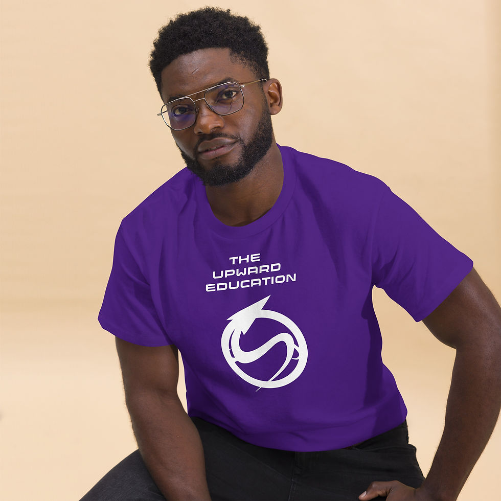 Thumbnail: LOGO - Upfordable - Light on Dark - Men's classic tee