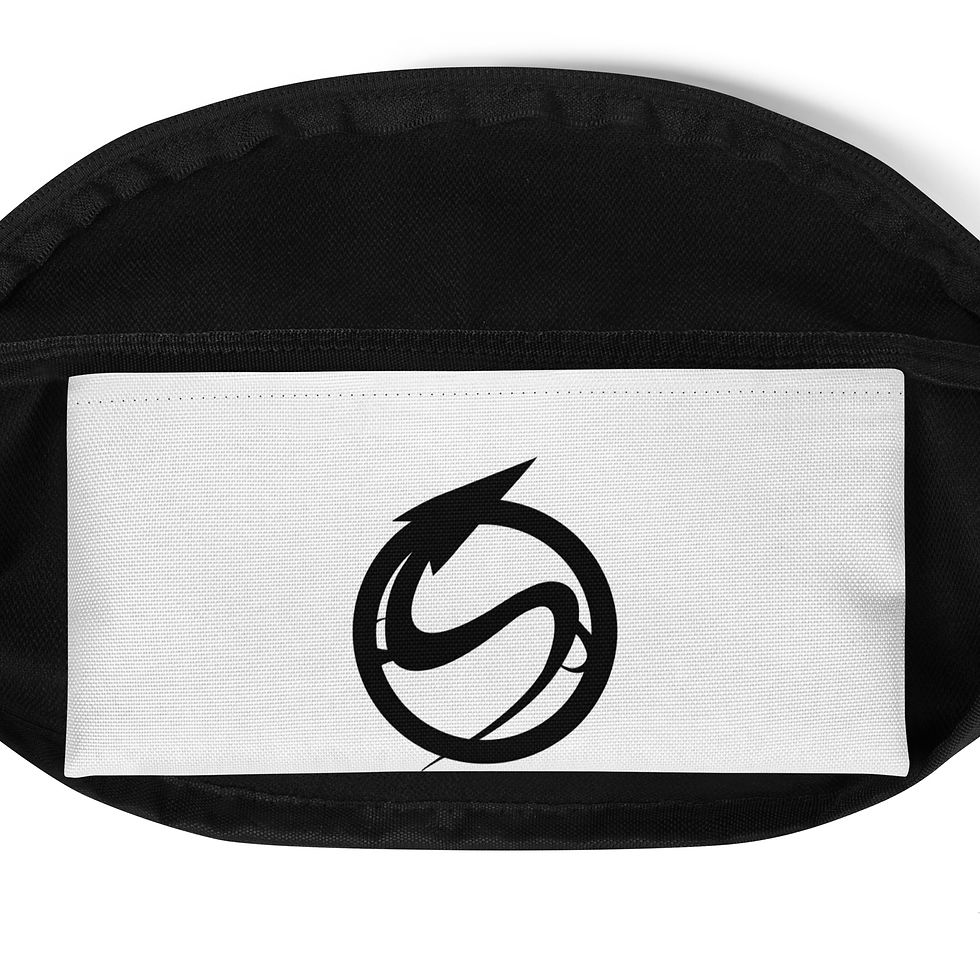 Thumbnail: TUEDU - LOGO - White - Fanny Pack