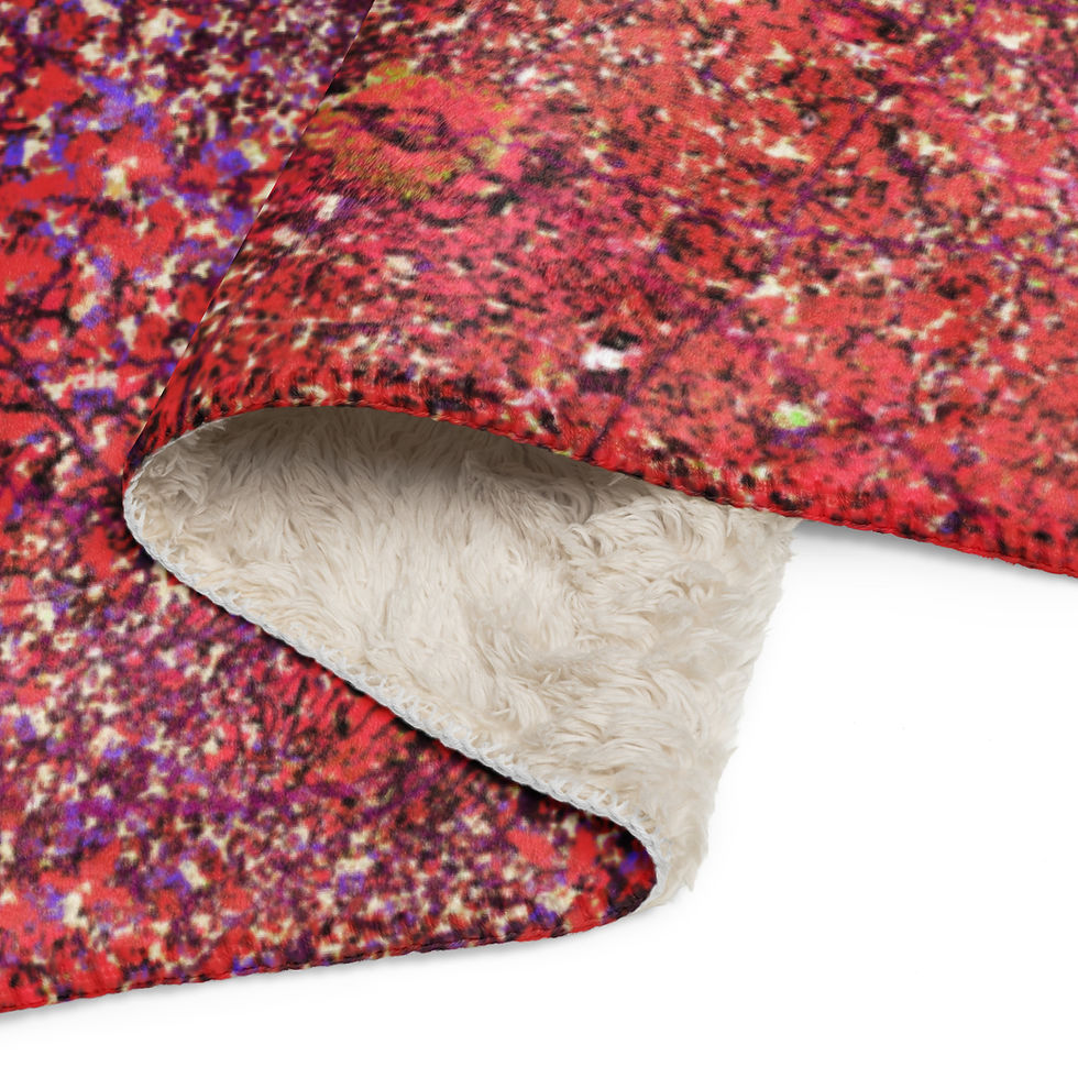 Thumbnail: Nucleolar - ROSE PINK PARADE - Sherpa blanket