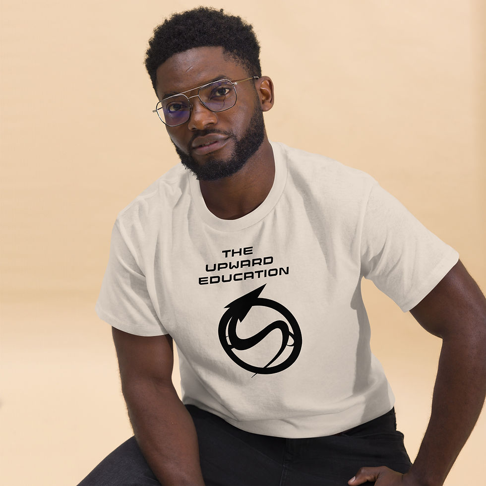 Thumbnail: LOGO - Upfordable - Dark on Light - Men's classic tee