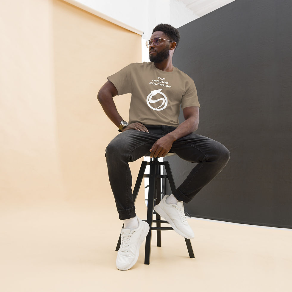 Thumbnail: LOGO - Upfordable - Light on Dark - Men's classic tee