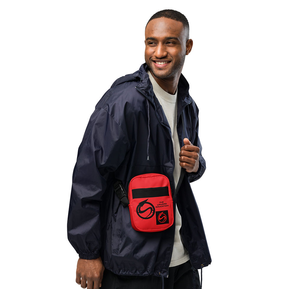 Thumbnail: TUEDU - Logo'd - RED - Utility crossbody bag