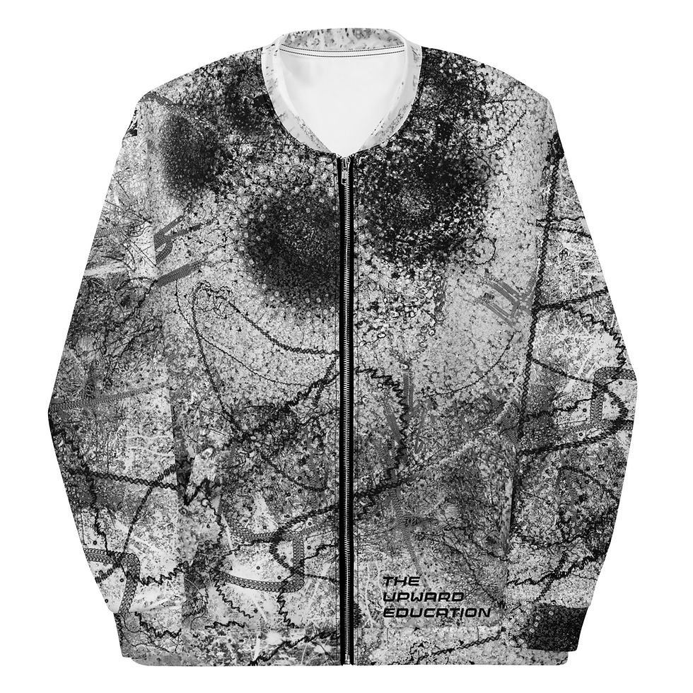 Thumbnail: Nucleolar - WHITEOUT #1 - Unisex Bomber Jacket